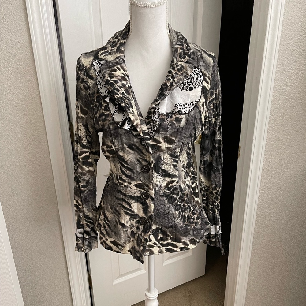 Animal print jacket